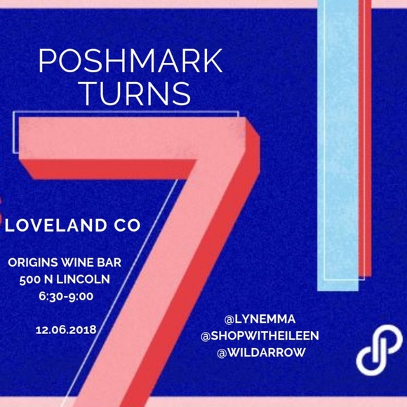 Poshmark Turns 7! Dec 6. Origins in Loveland